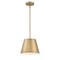 Westinghouse Pendant 60W Derose, Brushed Brass Cone Shade 6111500 - alternate 1